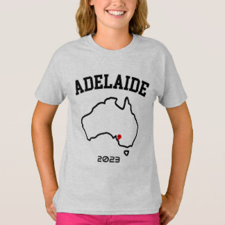 Adelaide City Map Customized Year T-Shirt