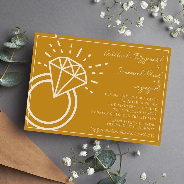 Adelaide | Curated Colour | Engagement Party Invitation (Creator Uploaded)
