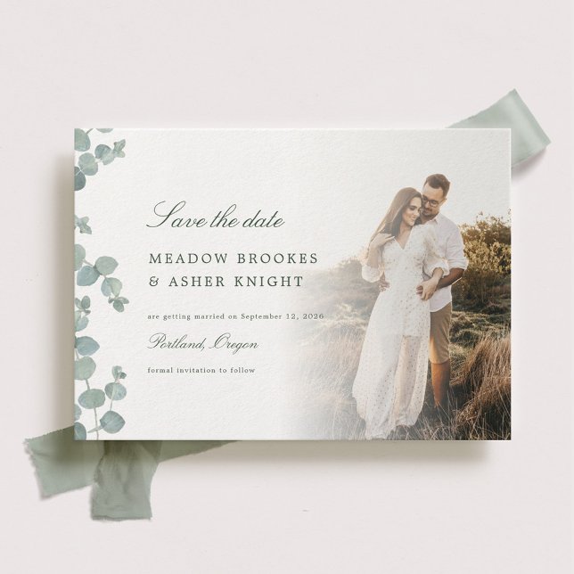 Adelaide Eucalyptus Wedding Save the Date (Creator Uploaded)