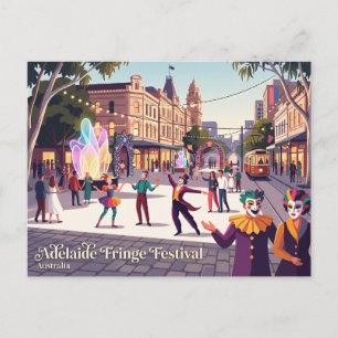 Adelaide Fringe Festival Australia Postcard