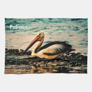 Adelaide Pelican Tea Towel
