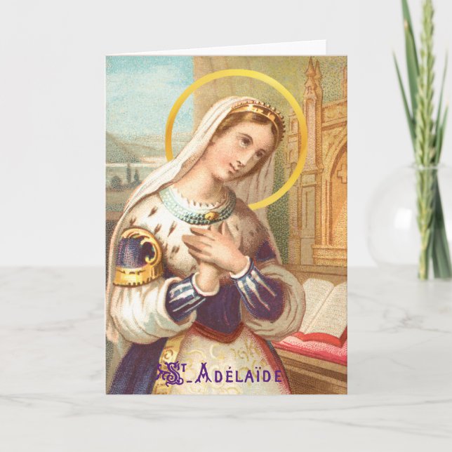 Adelaide Style 1St. Adelaide, Holy Roman Empress ( Card (Front)