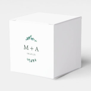Adelaide Wedding Monogram Favour Box