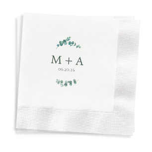 Adelaide Wedding Monogram Napkin