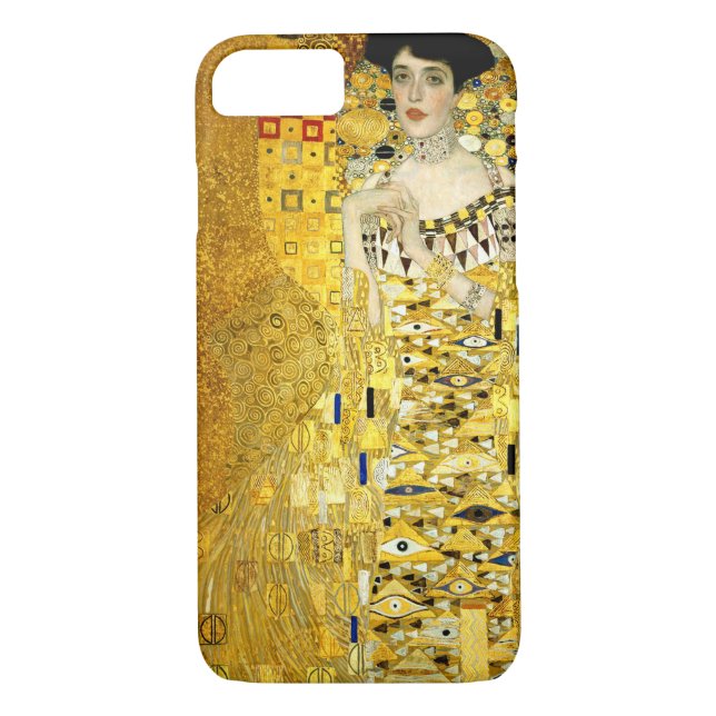 Adele Bloch-Bauer I by Gustav Klimt Case-Mate iPhone Case (Back)