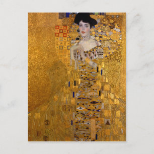 Adele Bloch-Bauer's Portrait by Gustav Klimt 1907 Postcard