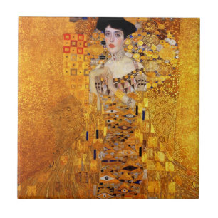 Adele Bloch-Bauer's Portrait by Gustav Klimt Tile
