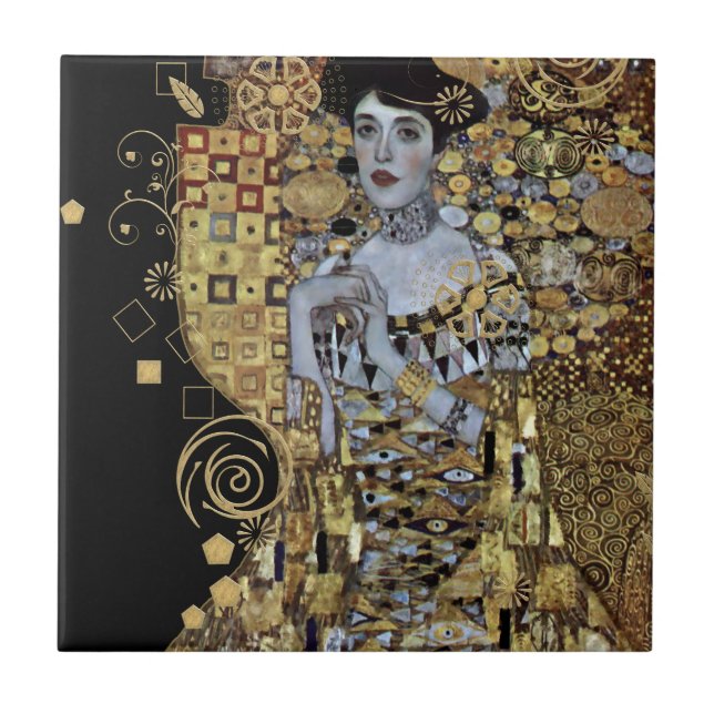 Adele Klimt Ceramic Tile (Front)