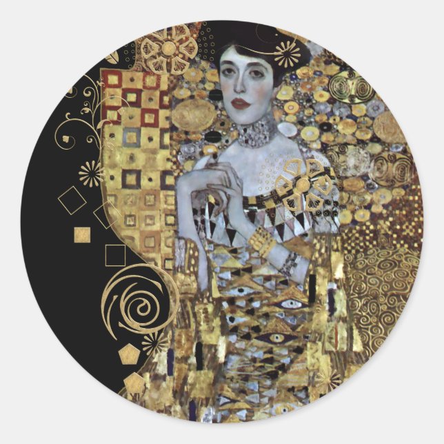 Adele Klimt Sticker (Front)