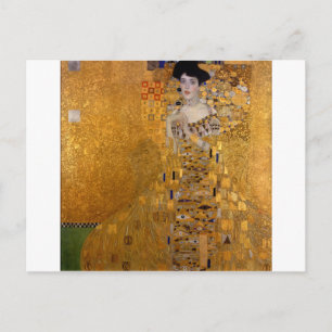 Adele, The Lady in Gold - Gustav Klimt Postcard