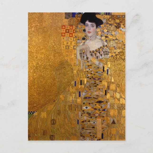 Adele, The Lady in Gold - Gustav Klimt Postcard (Front)