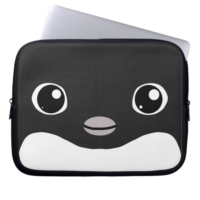 Adelie Penguin Laptop Sleeve (Front)