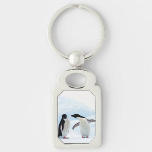 Adelie Penguins Key Ring
