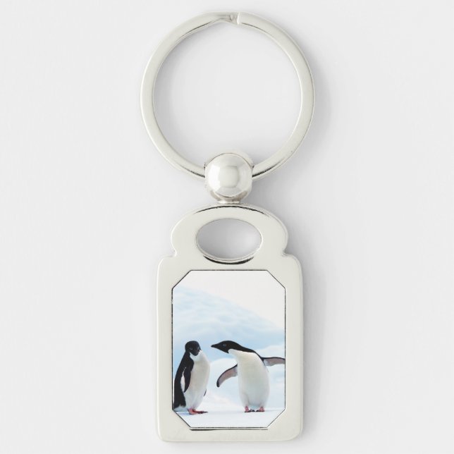 Adelie Penguins Key Ring (Front)