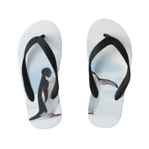 Adelie Penguins Kid's Jandals