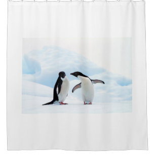 Adelie Penguins Shower Curtain