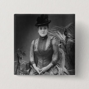 Adelina Patti, 1880 15 Cm Square Badge