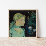 Adeline Ravoux | Vincent van Gogh Poster<br><div class="desc">Adeline Ravoux (1890) by Vincent van Gogh is a poignant portrait of a young girl, Adeline Ravoux, who was the innkeeper's daughter where Van Gogh stayed in Auvers-sur-Oise. The painting features the subject with a thoughtful expression, her auburn hair neatly styled, and her figure outlined in soft yet vibrant brushstrokes....</div>
