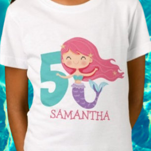 Adella – Ariels older sister 5th birthday T-Shirt