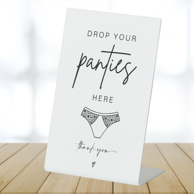 ADELLA Drop Your Panties Bachelorette Game Sign (Creator Uploaded)