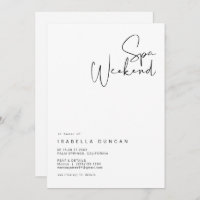 ADELLA Modern Minimalist Bachelorette Spa Day