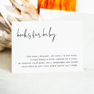 ADELLA Modern Minimalist Books For Baby Card