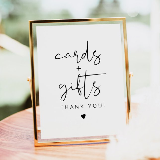 ADELLA Modern Minimalist Cards & Gifts Sign (Creator Uploaded)