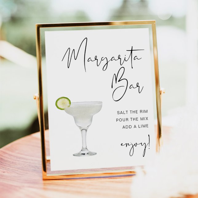 ADELLA Modern Minimalist Margarita Bar Sign (Creator Uploaded)