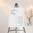 ADELLA Modern Minimalist Our Love Story Wedding
