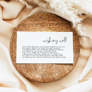 ADELLA Modern Minimalist Wishing Well Card