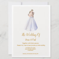 ADELLE Simple Dusk Blue Couple Wedding