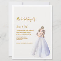 ADELLE Simple Dusk BLue Couple Wedding