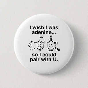 Adenine 6 Cm Round Badge