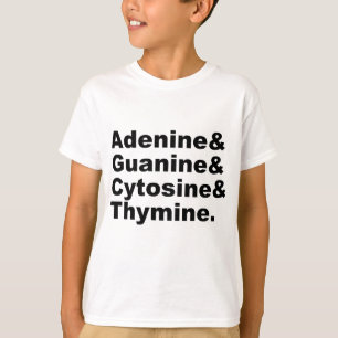 Adenine Guanine Cytosine Thymine DNA Nucleotides T-Shirt