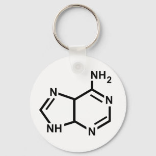 Adenine Key Ring