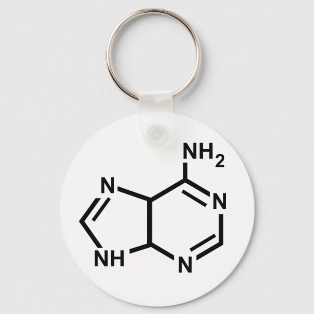 Adenine Key Ring (Front)