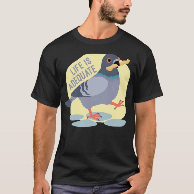 Adequate Pigeon T-Shirt (Front)