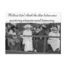 Adequate Social Distancing Postcard