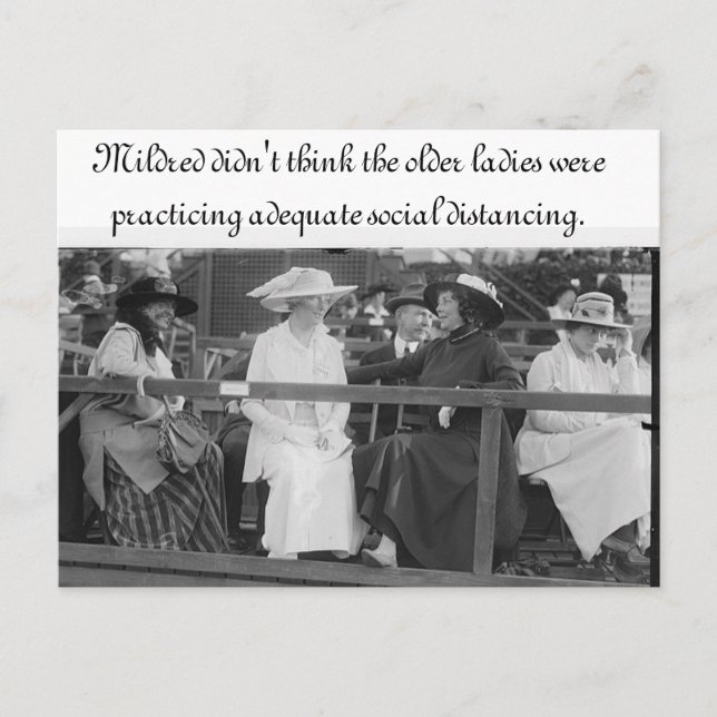 Adequate Social Distancing Postcard (Front)
