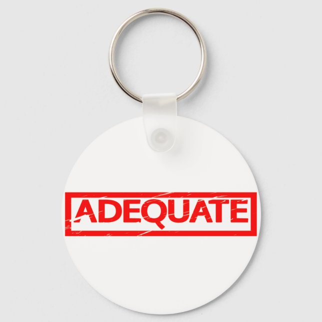 Adequate Stamp Key Ring (Front)