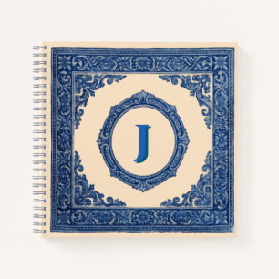 Aderno Espiral Personalizado: Arte de Azulejos Notebook