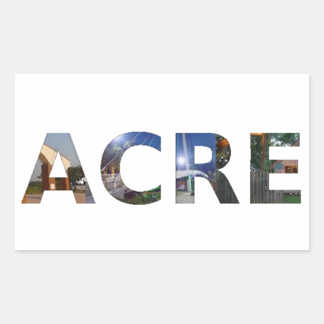 Adesivo Acre Rectangular Sticker (Front)