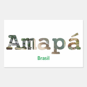 Adesivo Amapá Rectangular Sticker