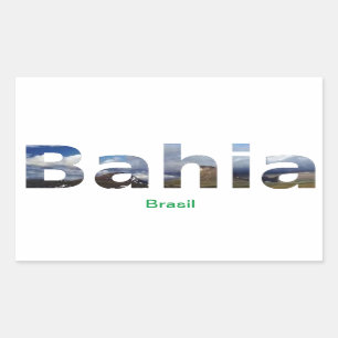 Adesivo Bahia Rectangular Sticker