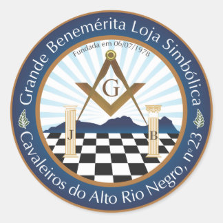 Adesivo Freemason CARN Classic Round Sticker