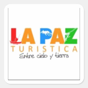Adesivo La Paz entre cielo y tierra Square Sticker