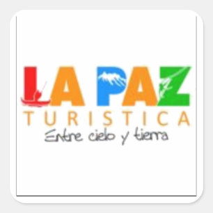 Adesivo La Paz turistica Square Sticker