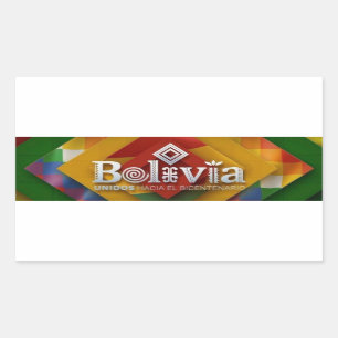 Adesivo united towards the bicentennial rectangular sticker