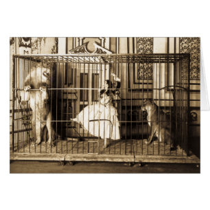 Adgie and Her Trained Lions1897