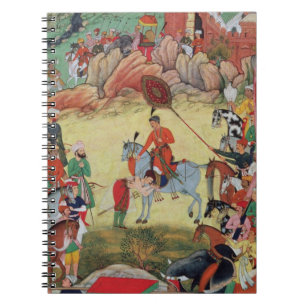 Adham Khan paying homage to Akbar at Sarangpur, Ce Notebook